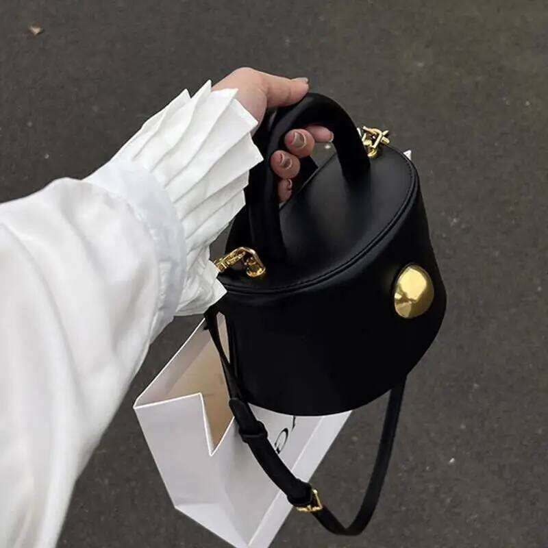 Textured Bucket Bolsos Mujer New Trendy Hand Bag Ladies Popular Crossbady Sac Femme Bags for Women Advanced Sense Bolsas