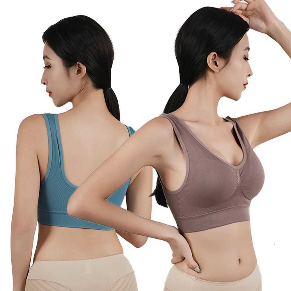 1Pcs Womens Sports Bra Removable Padded Fitness Gym Tops Womens ShoCKproof Running VEST Underwear for Women Bras S-5XL Z250730