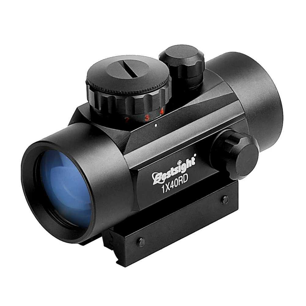 Red Dot Sight 140mm Reflex Sight Waterproof Shockproof Fogproof Red Dot Scope with 1 Inch Riser Mount R250730