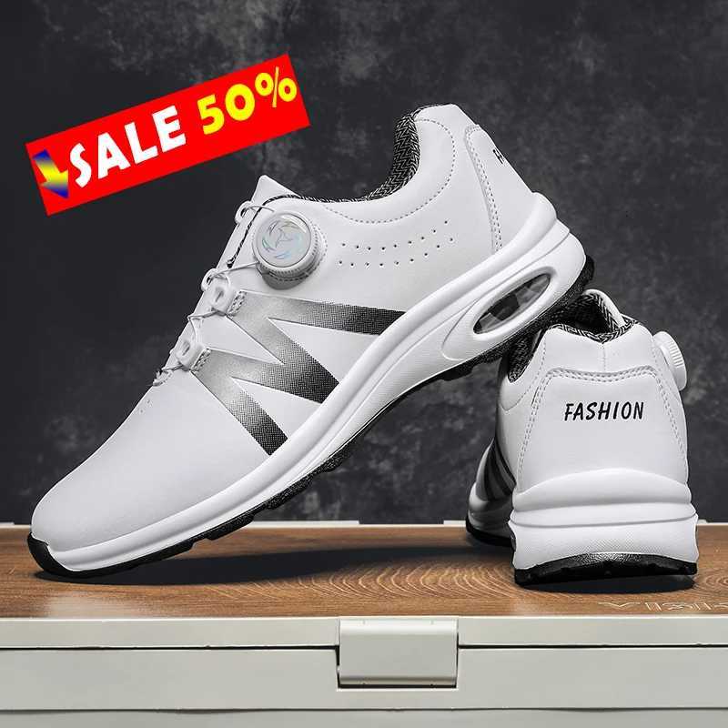 Golf Air Cushion Men Sports Running Driving Shoes Breathable Lightweight Comfortable Athletic Non-Slip Rotating Sneakers Y250731