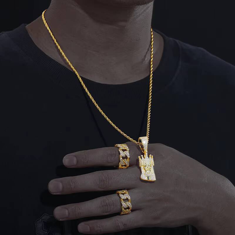 Pass Diamond Tester VVS Moissanite Iced Out Jesus Head Face Pendant Bling 925 Sterling Silver Big Piece Hip Hop Jewelry for Men