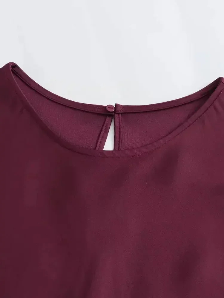 100% Cotton Midi Satin Dress Women Long Dresses For Chic And Elegant Evening Female Party Dress 250731