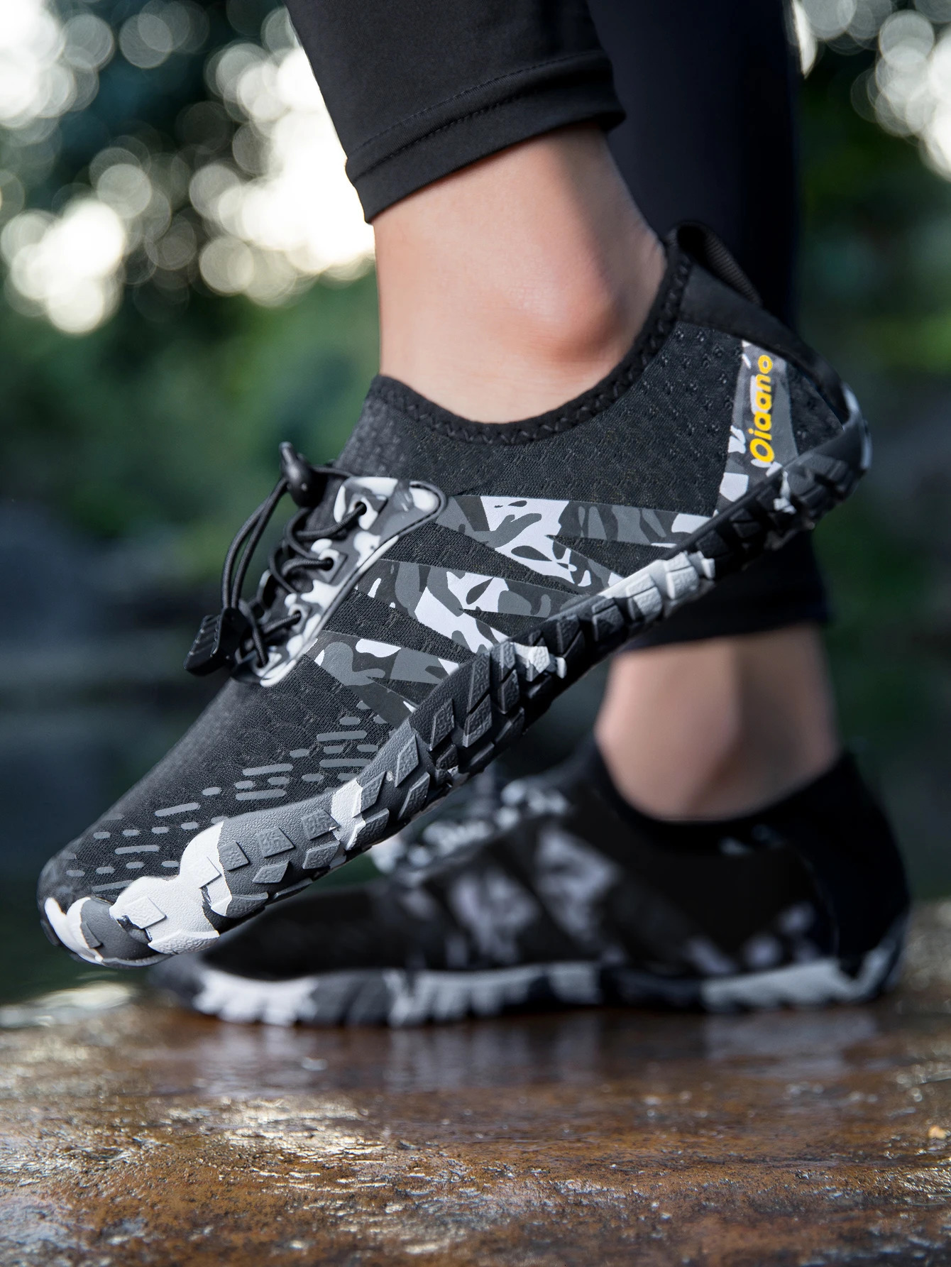 Oiaano Unisex Man Woman Shoes Anti-Non Slip Durable Black Water Barefoot Soft Sole Light Breathable Sport Outdoor Walk Running 250725