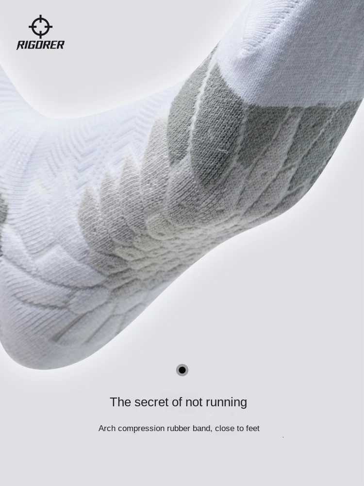 rigorER Basketball Socks for Men Combat Ice Breathable Basketball Sports Cycling Socks Wear-resistant Non-slip Competition Socks Z250731