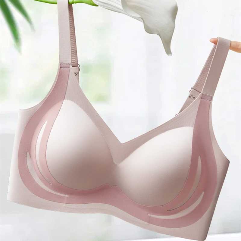 Fixed Cup Push-Up Bra Anti-Sagging Wire-Free Secondary Breast Adjustment Bra Seamless Back-Beautiful Underwear for Women Z250730