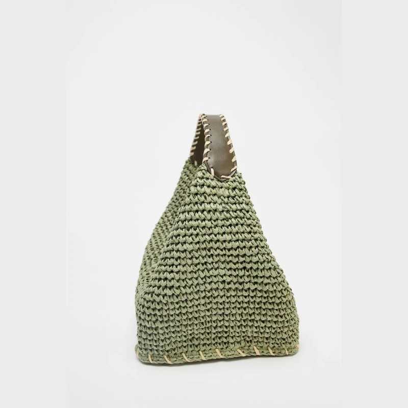 BRAIDED BODY MINI BAG Summer Fashionable Beach Bag Womens Handbags Design Straw Crossbody Bag Vacation Shoulder Bag Y250730