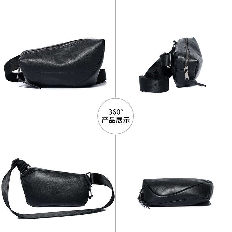 Leather Bag Men Bag Crossbody Bag Spring Top Layer Cowhide Single Shoulder Crossbody Men S High End Portable Chest Bag For Men