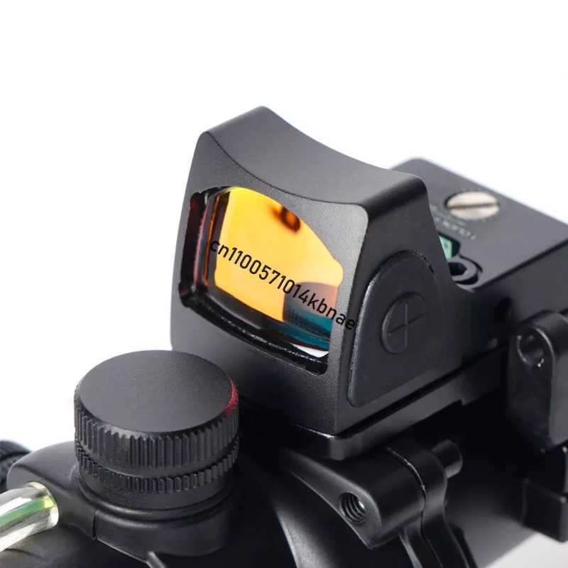 4X32OG Rifle Scope with Red Dot Sight Dual Illuminated Chevron Etched Reticle Optic for Hunting AR15 20MM Rail R250730
