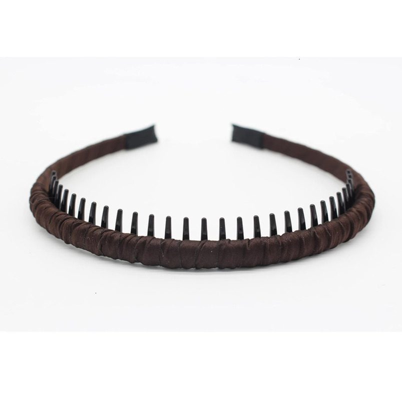 JOBAND 4pcs Hairbands for Women, Non-Slip Zig Zag Headbands, Adjustable Teeth Comb Hair Hoop, Daily Use, Yoga, Spa, Parties, Resin Cotton Blend