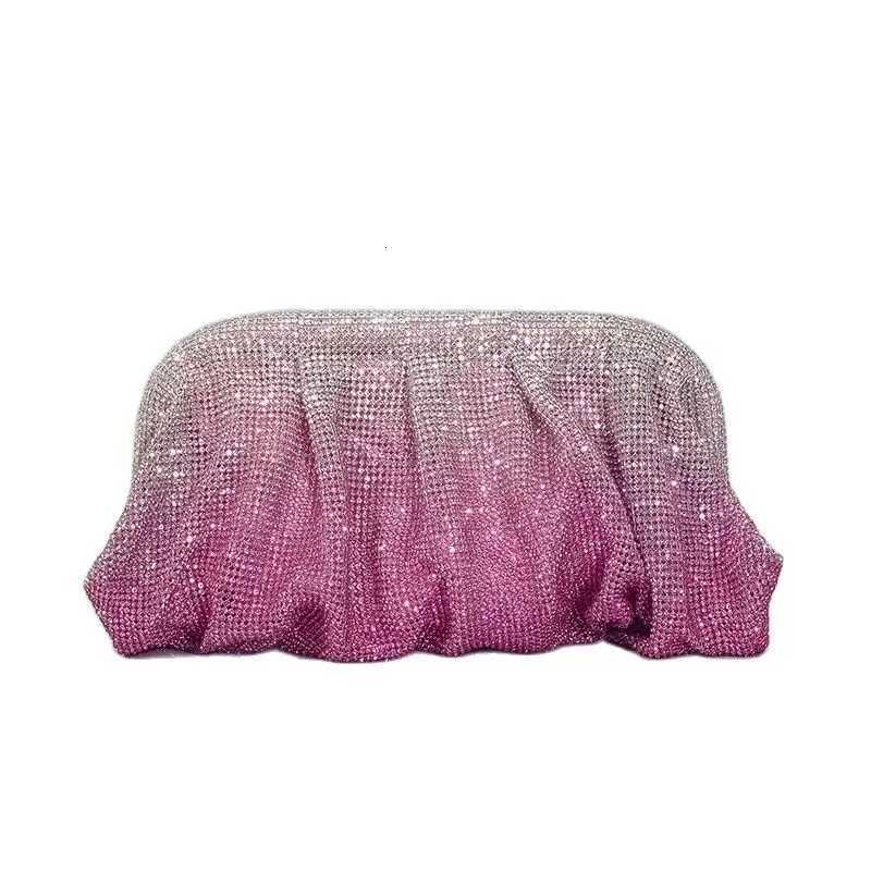 Wedding Party Clutch Purse Glitter Shiny Rhinestone Diamond Evening Bag Designer Womens Handbag Shoulder Crossbody Bag Y250730