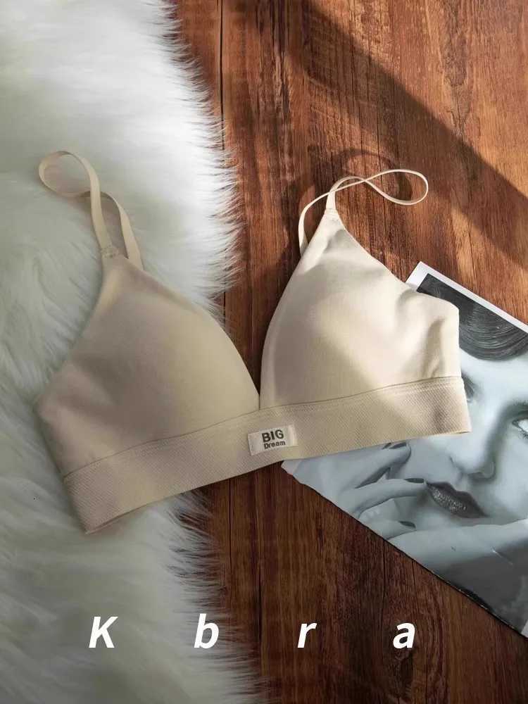 MOYISU Wholesale French Lady Triangle Cup Lingerie for Women No Underwire Comfort Anti-sag Small Bra Cover No Trace Summer Thin Z250730