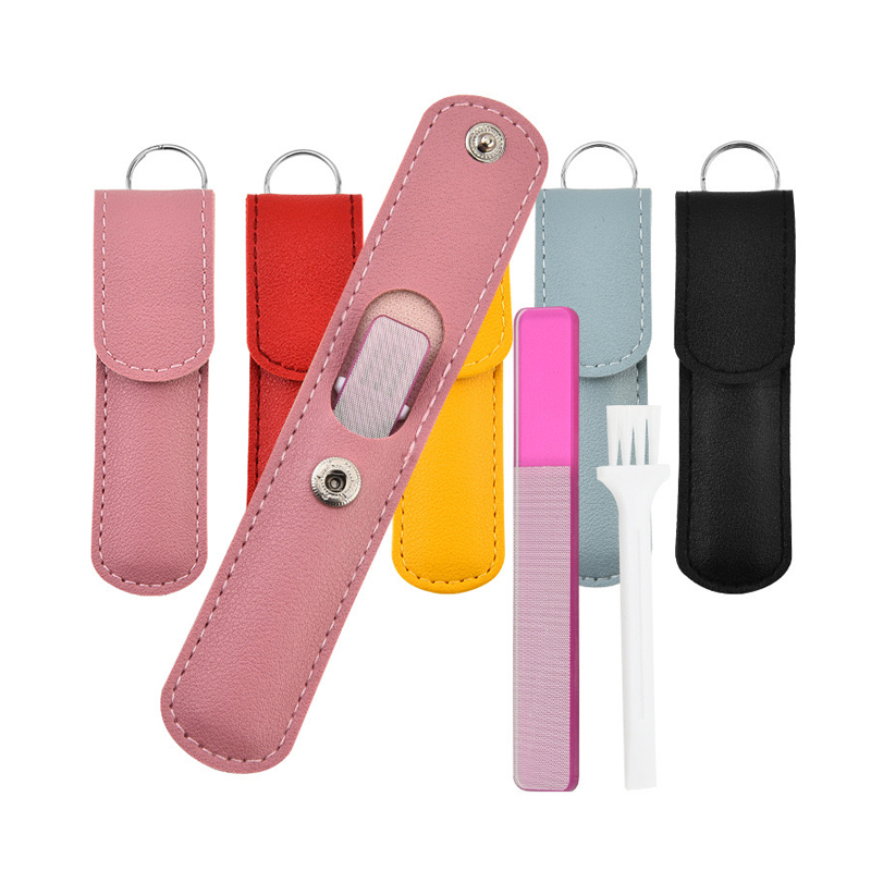 Glass Nail Clippers for Seamless Nails with Polishing Feature