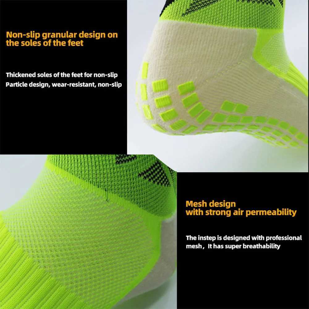 Anti-slip Socks Running Training Sock Non-slip Basketball Wear-resistant Cycling Sports Shock Absorption Friction Strip Socks Z250731