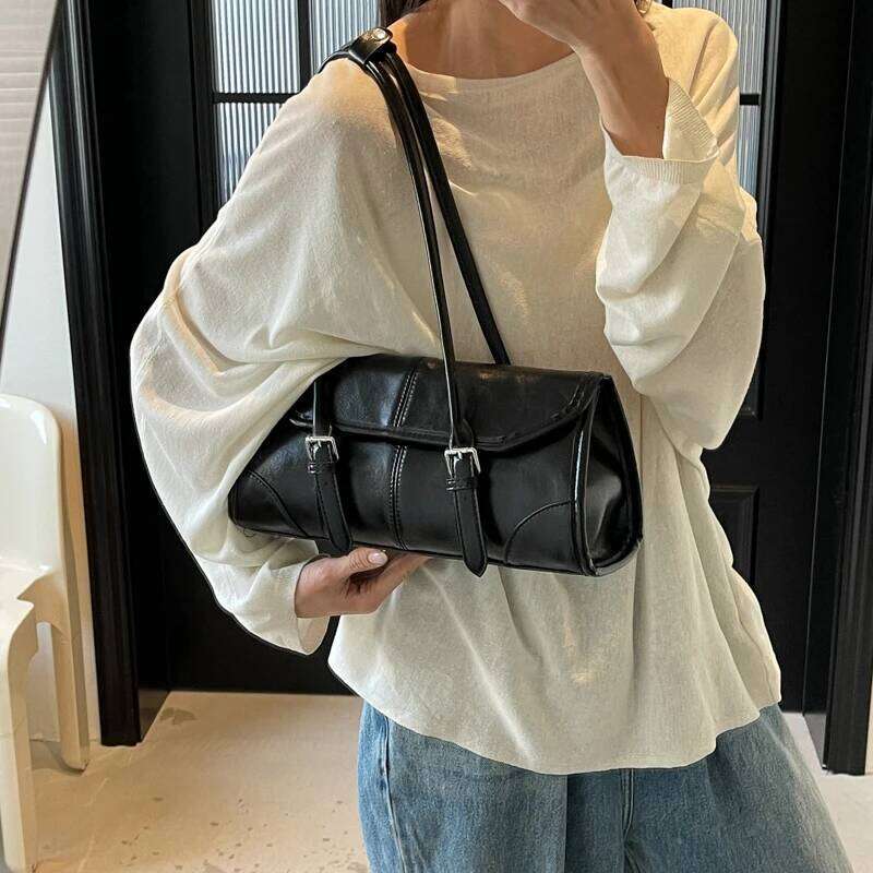 New Sophisticated Large Capacity Commuter Women's Bag Stylish Spring Summer Shoulder Underarm Handheld Baguette