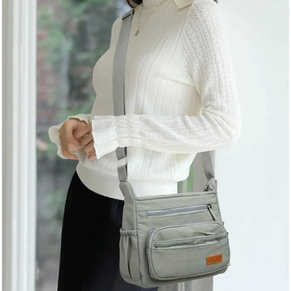 Multiple Pockets Nylon Purses And Handbags Women Shoulder Bag Luxury Handbags Women Bags Designer Crossbody Bags for Women 2025 G250729