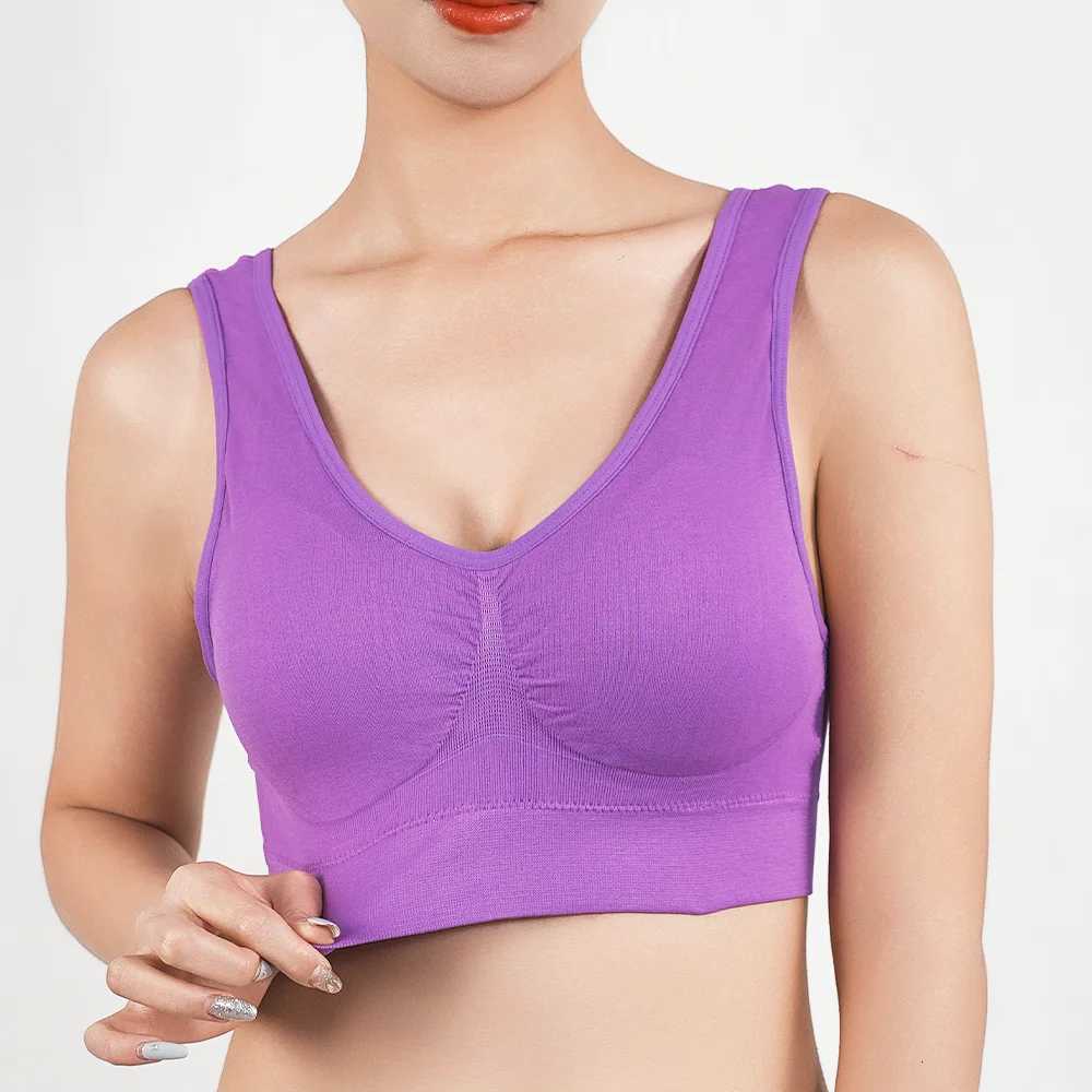 2024 Womens Push Up Bras Running Gym Seamless Breathable Vest Top Removable Padded Anti-sagging High Elasticity Sports Brassiere Z250730