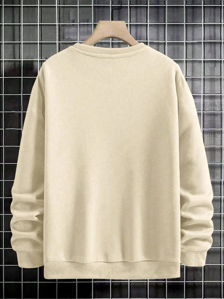 23 USA Art Letter n Men Clothes Street Style Fleece Sweatshirts Autumn Casual Hoodies Fashionable Crewneck Pullovers Hoody 250729
