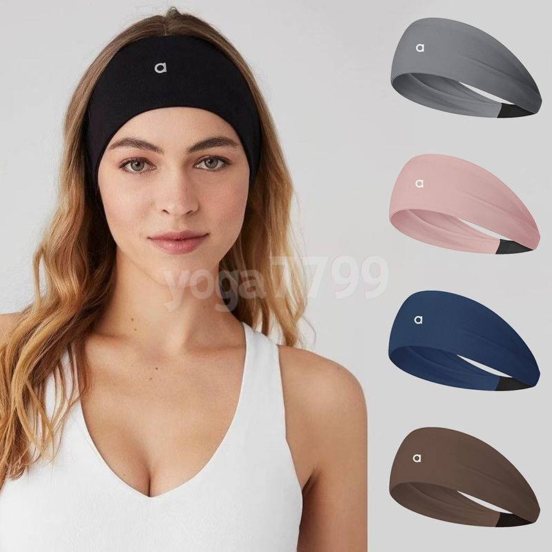 Yoga Hair Bands Mens Womens Sports Headband Elastic Yoga Headband For Exercise Nonslip Sports Band With Adhesive Points Performance Aloness Women Clothes