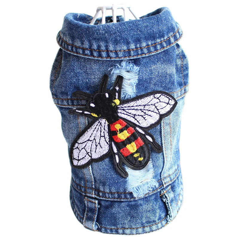 XS-2XL Denim Dog Clothes Cowboy Pet Dog Coat Puppy Clothing For Small Dogs Jeans Jacket Dog Vest Coat Puppy Outfits Cat Clothes 250729
