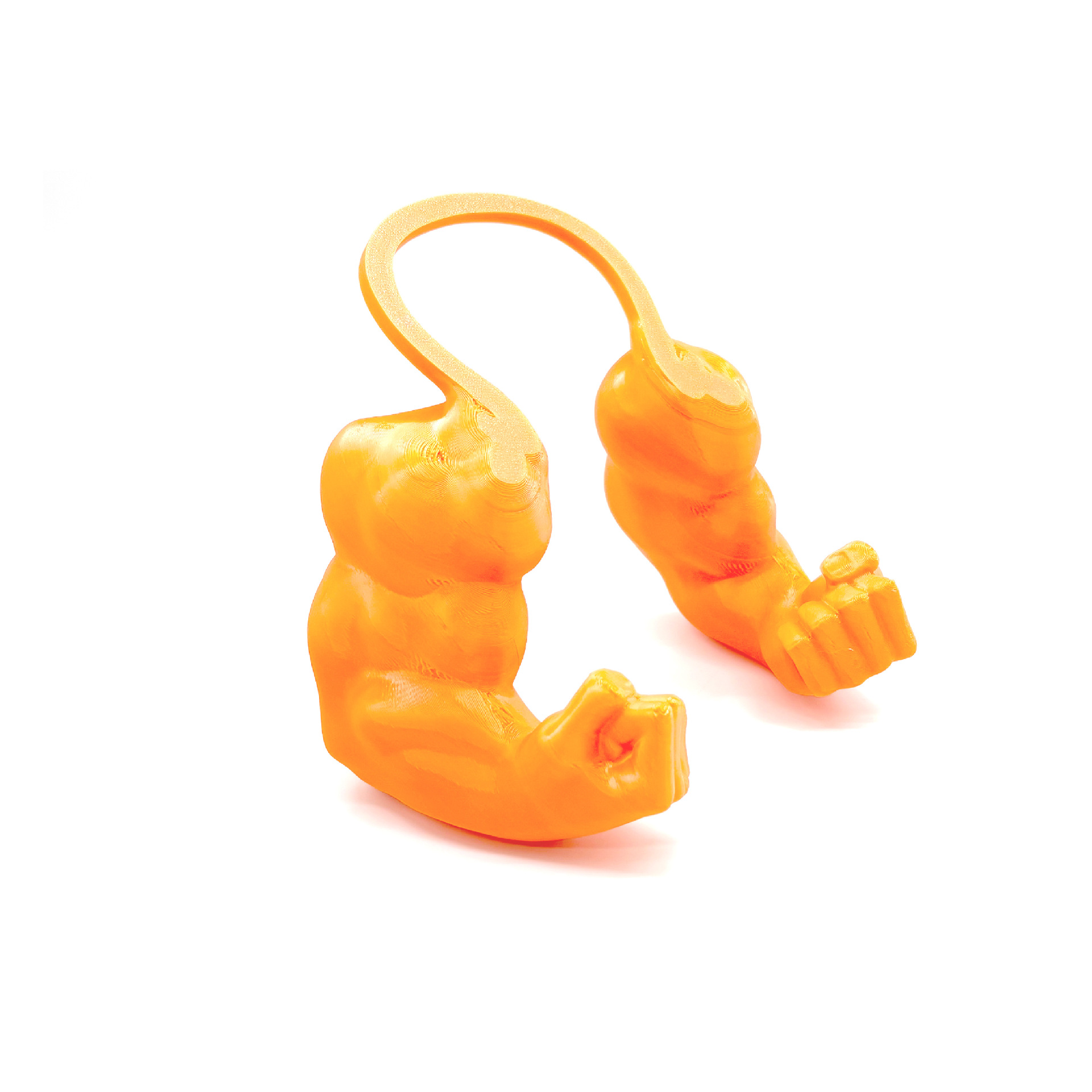 Cat Toy Creative Green Giant 3D-printed pet muscle arm toy Creative parody