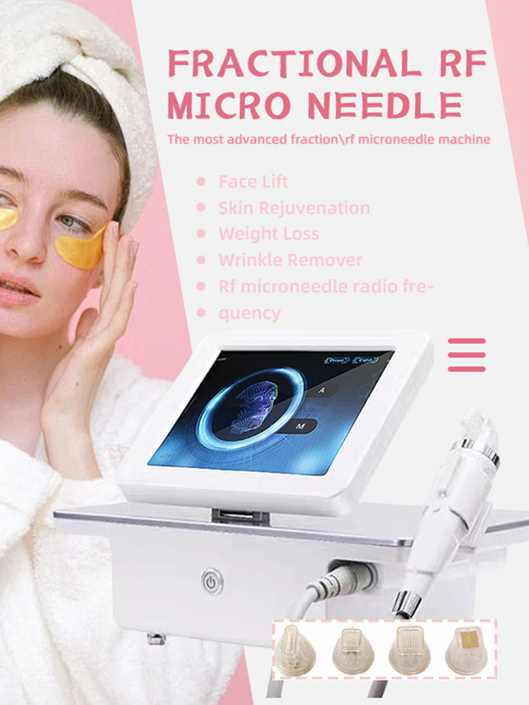 2 in1 Fractional R F Frequency Micro Beauty Machine For Stretch Mark Scar Acne Remove Face Lifting Body Treatment
