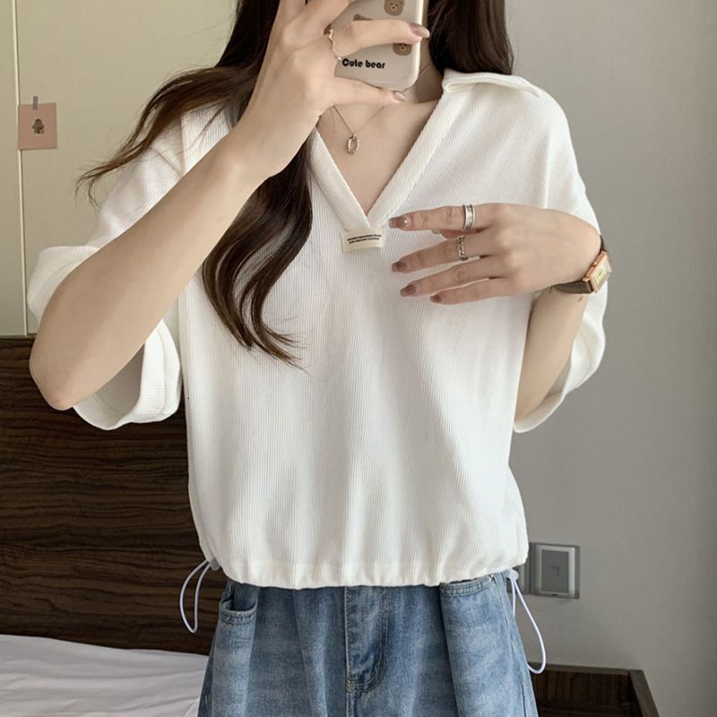 2025 Women's Short sleeved T-shirt Spring/Summer New Style Loose Fit Plus Size Unique Design Basic Shirt Women's T-shirt Top New Designer T-