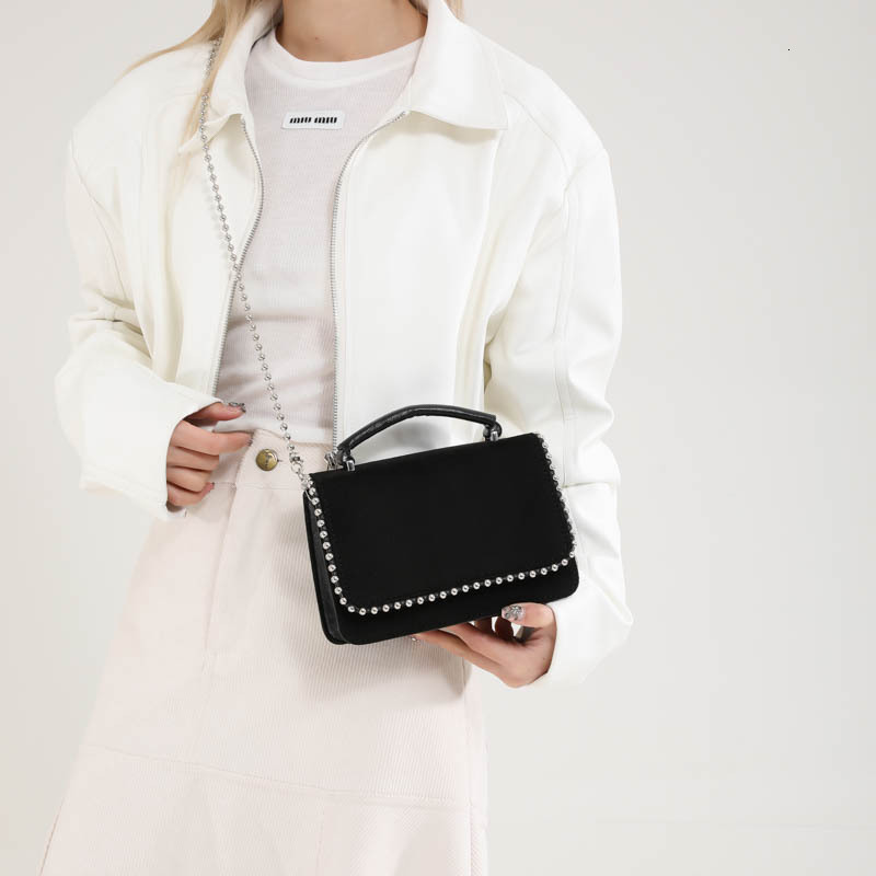 Fashion Trend for Women 2024 New Luxury Chain Crossbody Personality Versatile Beaded Handbag Shoulder Bag ddmymoon