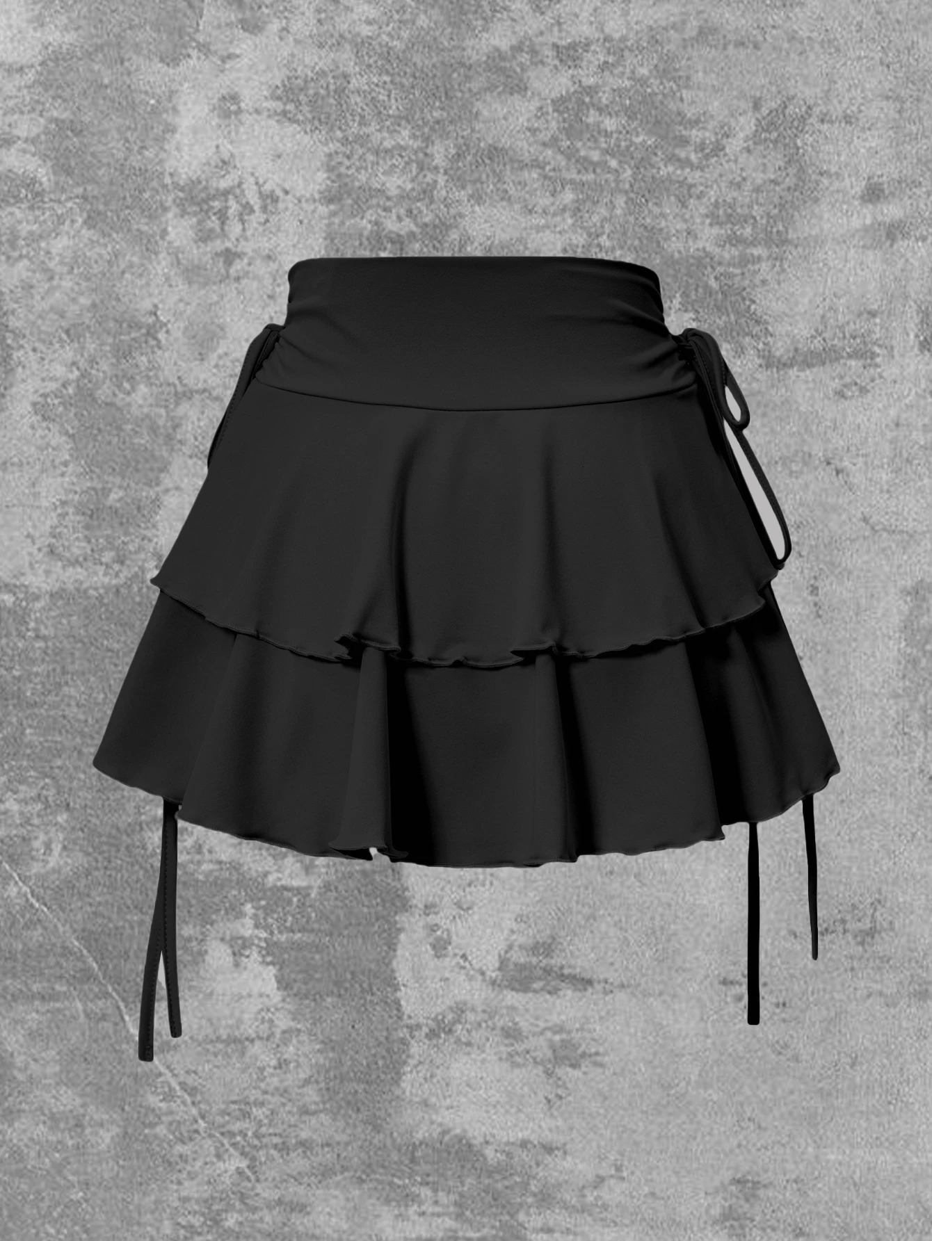Solid Color Skirt Women Summer Fashion Outdoor Versatile High Waist Slim Fit Elastic Short Goods In Stock 250730