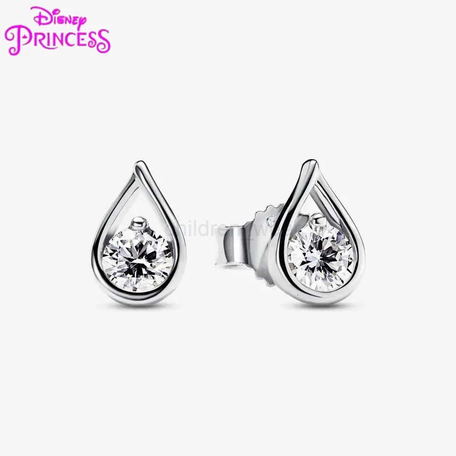 Disney 2024 Disney New Infinite Love Ring Necklace Earrings Fit Original Pandora Jewelry DIY Gift W20250731