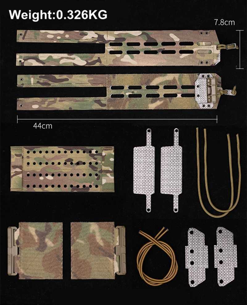 Universal Quick Release Hunting Vest Side Wall Molle Cummerbund JPC CRYE AVS LV119 FCPC V5 Waistband Chest Rig Plate CarrierXJ251114