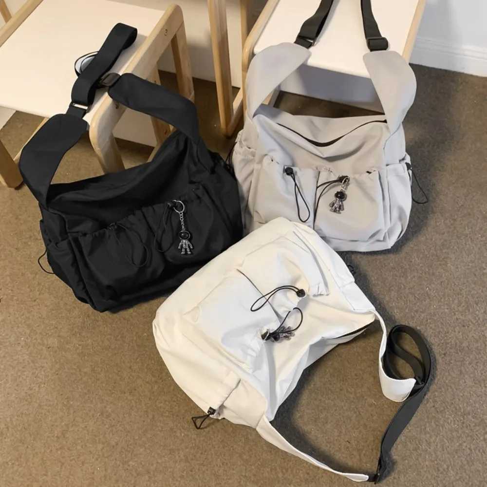 Female Crossbody Bag Canvas Large Capacity Shoulder Bag Women Men Travel School Casual Sport Handbags Fashion Messenger Bag Y250730