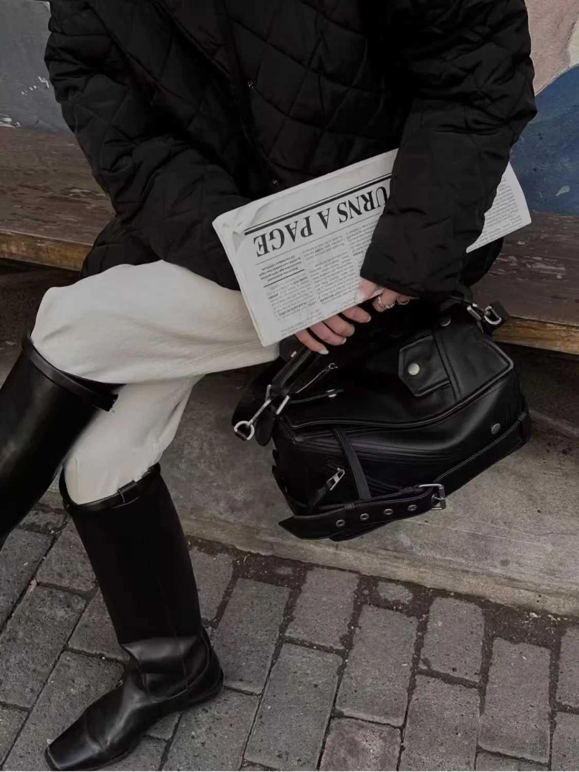 Top Quality Handbag And Purse Designer Soft Leather Shoulder Bag Black Totes Women Fashion Underarm Tote Bags Y250730