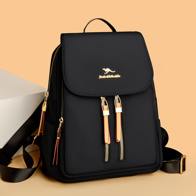 2025 Summer New Women's Backpack Oxford Cloth Backpack Women's New Fashion Travel Simple Backpack Large Capacity Leisure Backpack New Design
