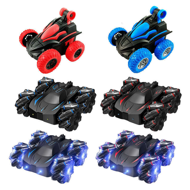 TikTok Car, Flip Stunt Toy, Electric Light Remote Control Car Toy