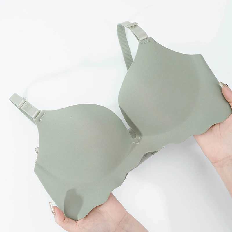 Womens Seamless Bra Solid Push Up Lingerie Sexy Wire Free Bralette Female Intimates Comfort Bras French Fashion Underwear Top Z250730