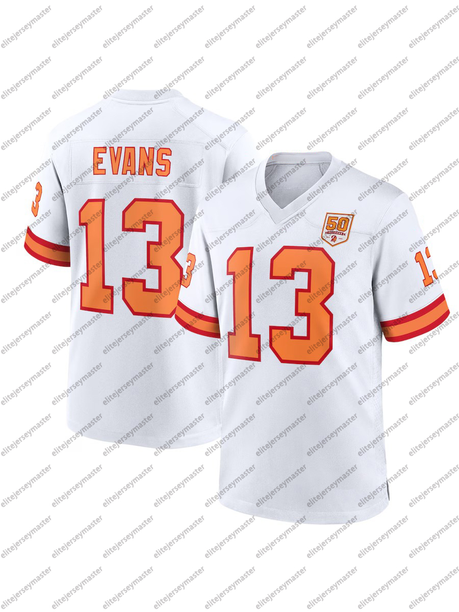 Mike Evans 13 Baker Mayfield 6 Bucky Irving 7 Chris Godwin 14 Rachaad White 1 Personalized Customized Football Jerseys Custom Any Number Name For Men Women Youth 666