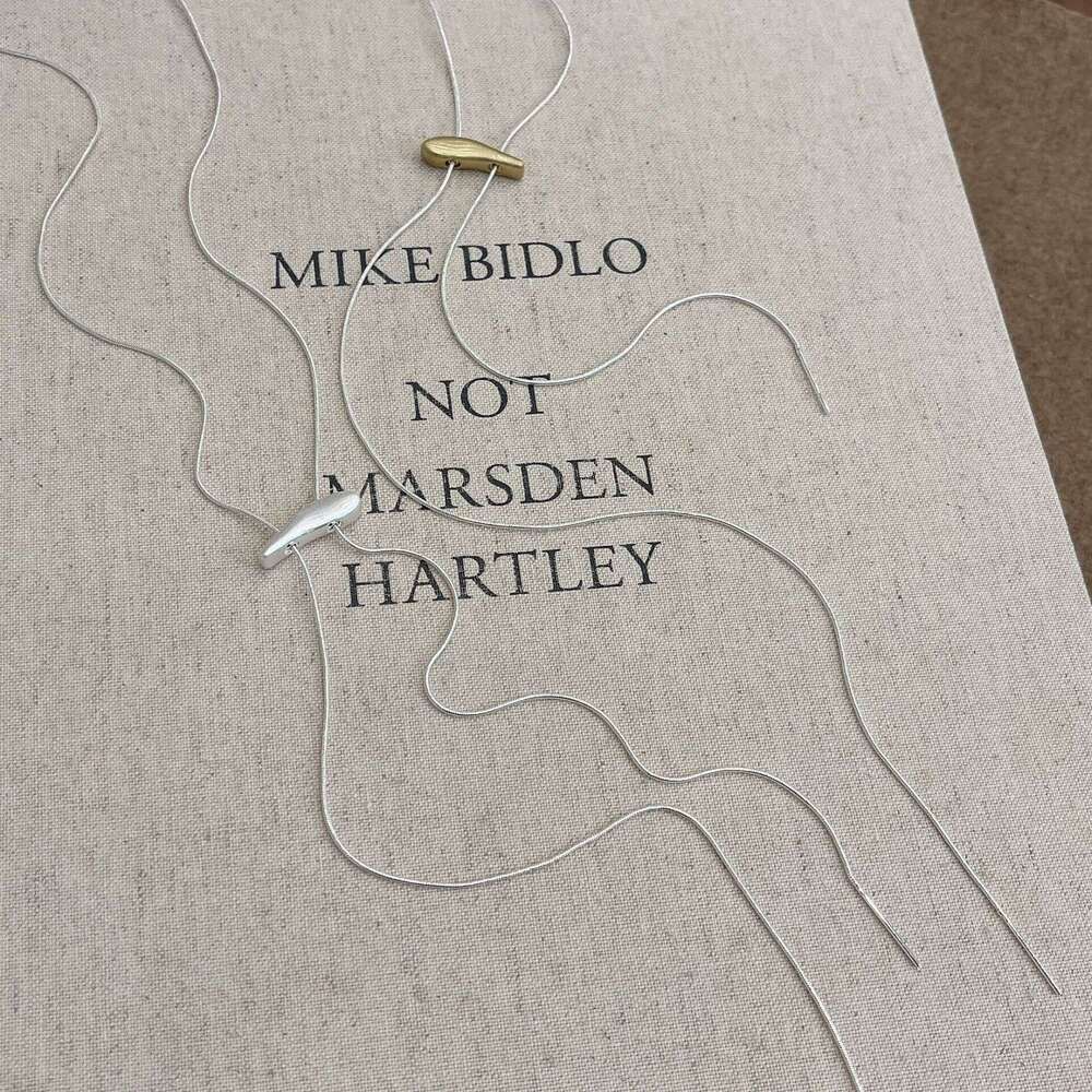 Minimalist Accessories Pendant Sweater Chain Women's Long Necklace 2024 New Style Non-Fading Versatile Elegant High-End e6e