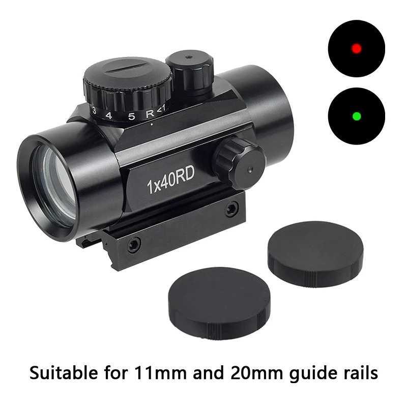 1X30 1X40 Tactical Metal Holographic Red Green Dot Sight Scope Optics Riflescope Collimator Sight For 11mm/20mm Picatinny Rail R250730