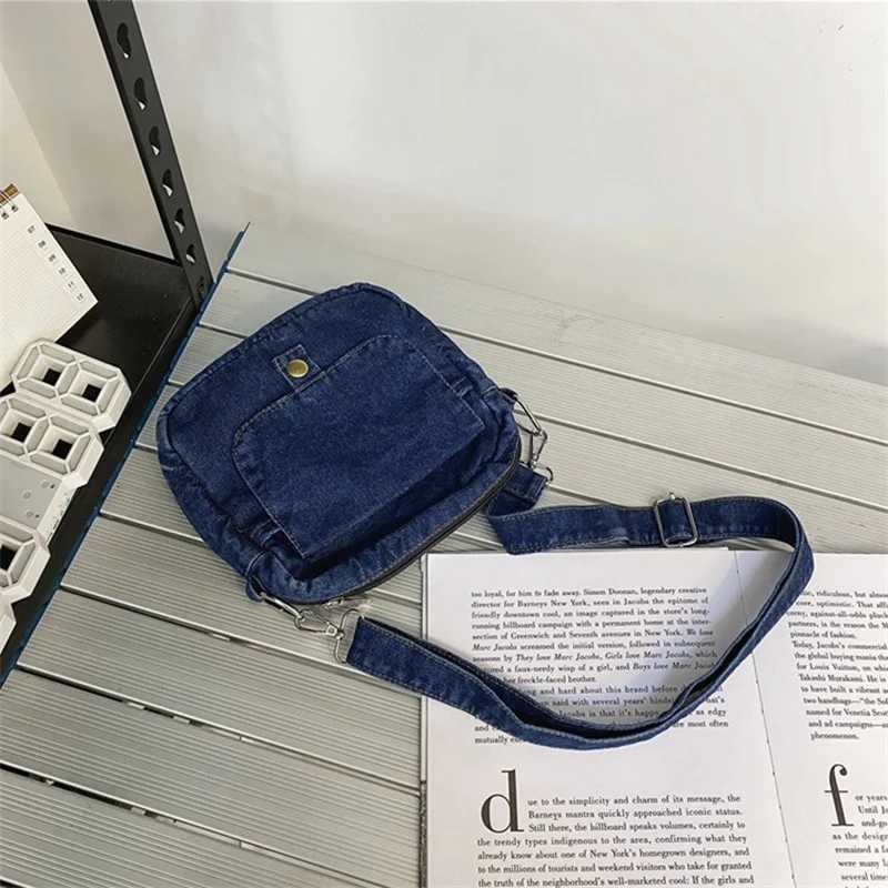 Casual Denim Womens Bag 2023 Trend Summer Shoulder Crossbody Bags For Student Phone Purses and Handbags Jeans Messenger Bag Y250730
