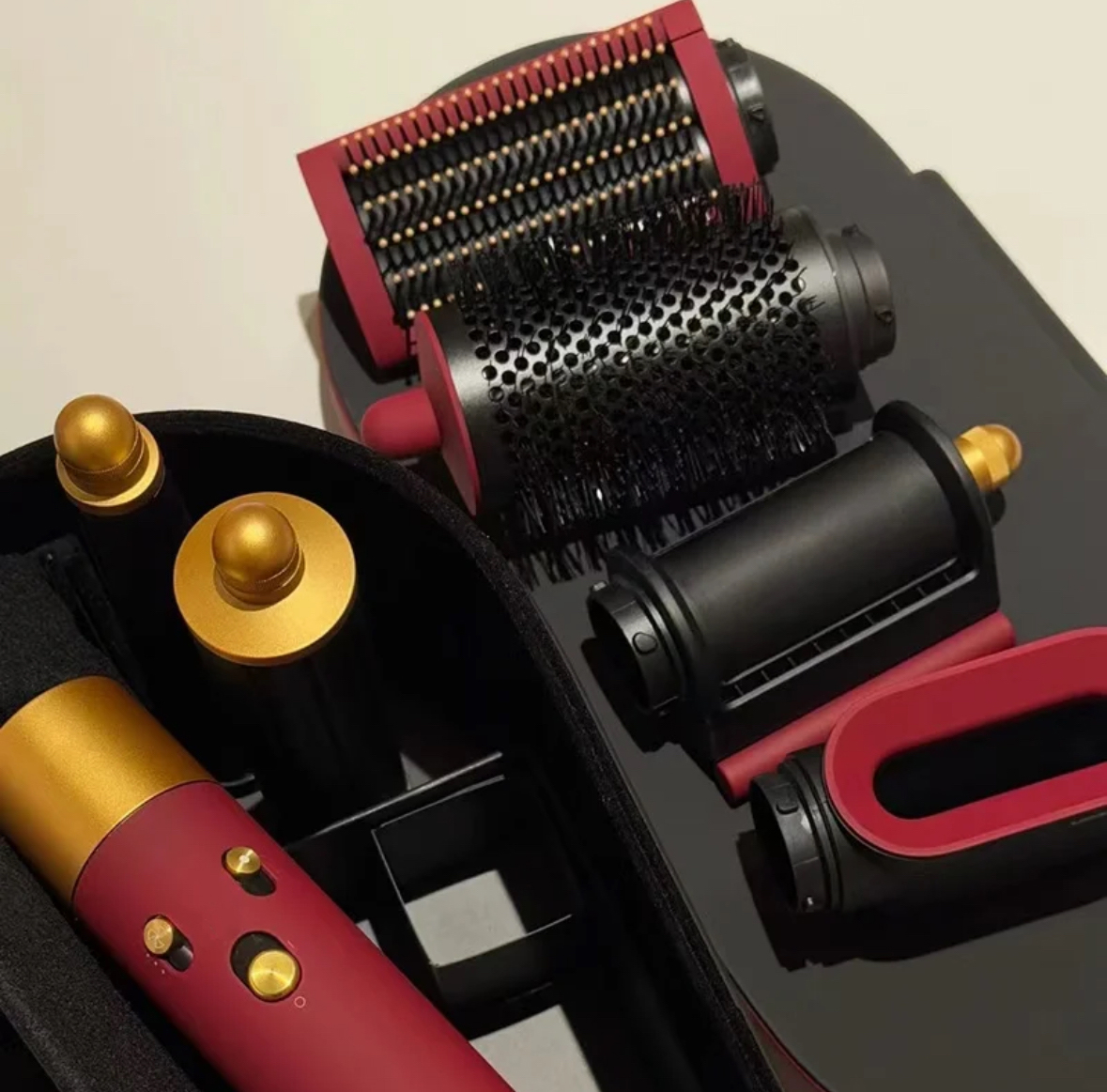 HS08 Designer Curling Hair dryer Bluetooth styling tool Curler Top quality Dry & wet curling iron hairdrier 7in1 with gift box