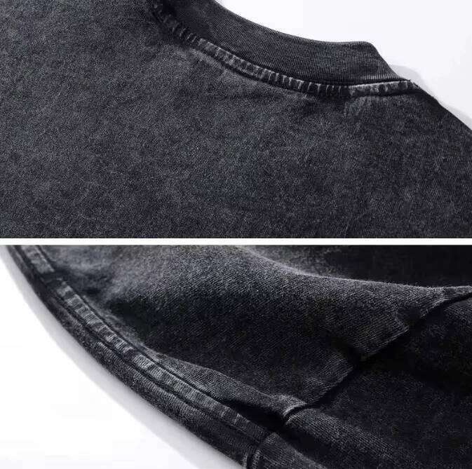 Men's T Shirt Rock Band Spiked Skull Graphic Print Oversized Vintage Washed Womens Short Sleeve Tee Top Y2k Clothing Summer 2025