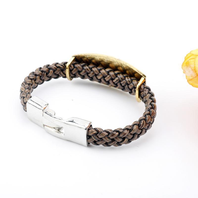 2025 Wish Hot Sale Avengers 3 Thanos Bracelet Madam Leather Rope Woven Bracelet Designer Bracelet In Stock Wholesale