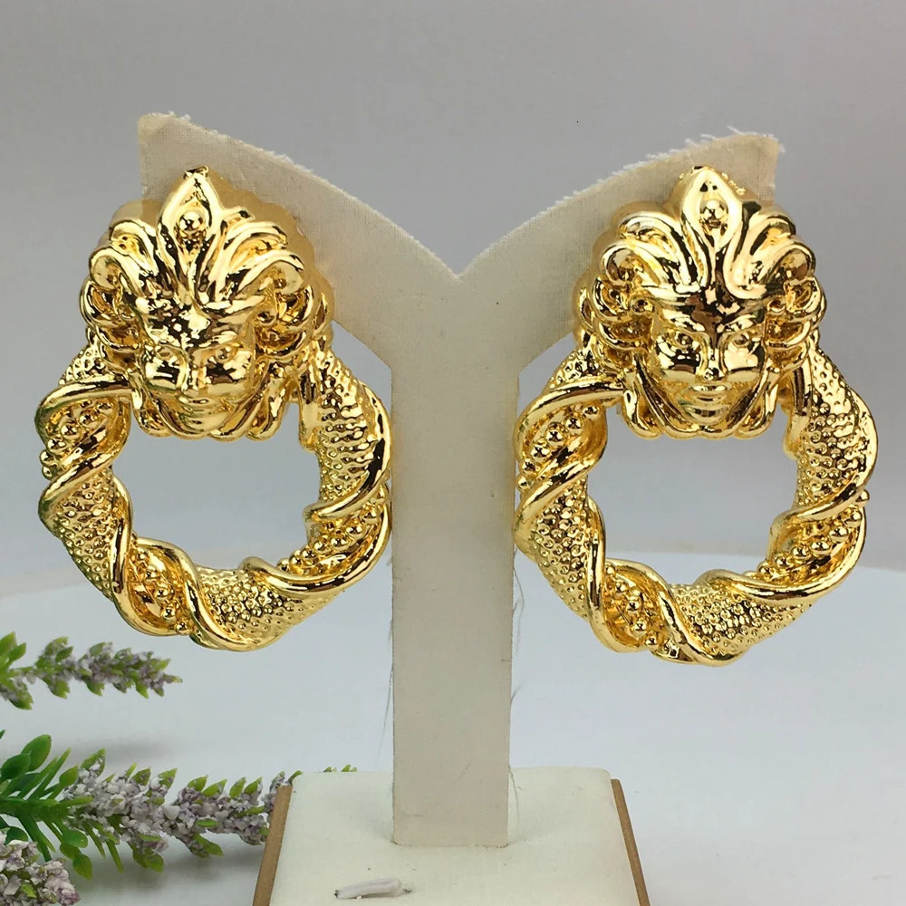 Big Bold Earrings Huge Earrings Brazilian Jewelry for Women Party Gift FHK19059 250730