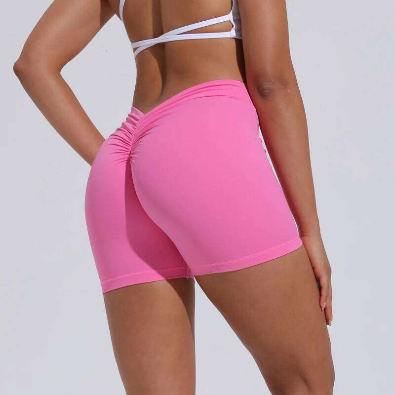 DIAS FIT JOY V-Back High waisted hip lifting yoga women's nylon tight fitting shorts training sports fiess pants