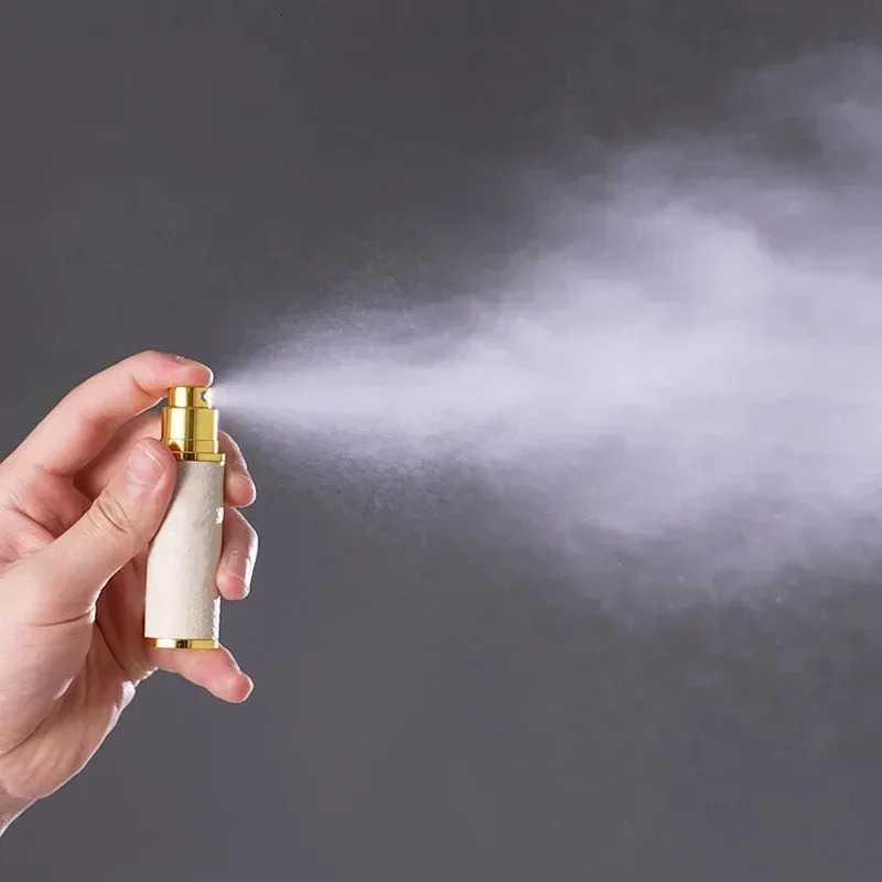5ml-10ml PU Leather Bottom Filling Refillable Perfume Atomizer for Travel Spray Bottle Fine Mist Gift Fragrance Cosmetic 250726
