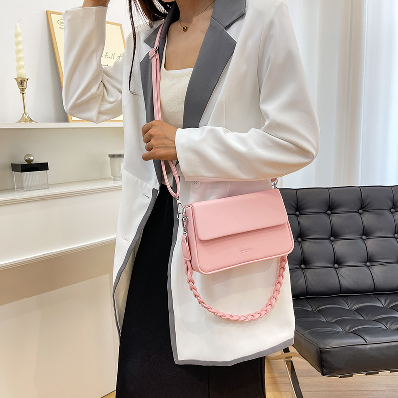 High-end Box for Women 2025 New Fashion Versatile Simple Solid Color Shoulder Crossbody Small Square Bag ddmymoon