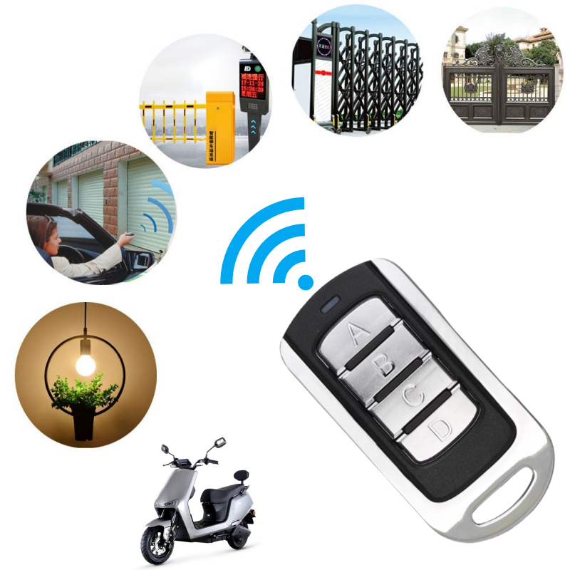 Universal Garage Remote Electronic Gate Control 433MHz Gate Key Fob Command Hand Transmitter Wireless Remote