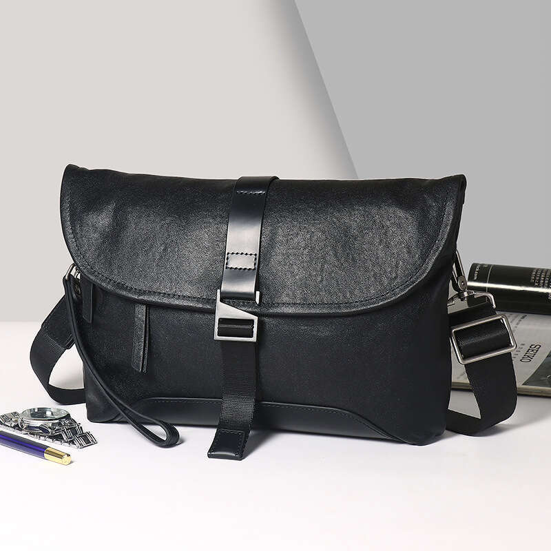 Leather Bag Men Bag Crossbody Bag Genuine Leather Waterproof Casual Trendy Brand New Fashion High End Men S Shoulder Crossbody Bag