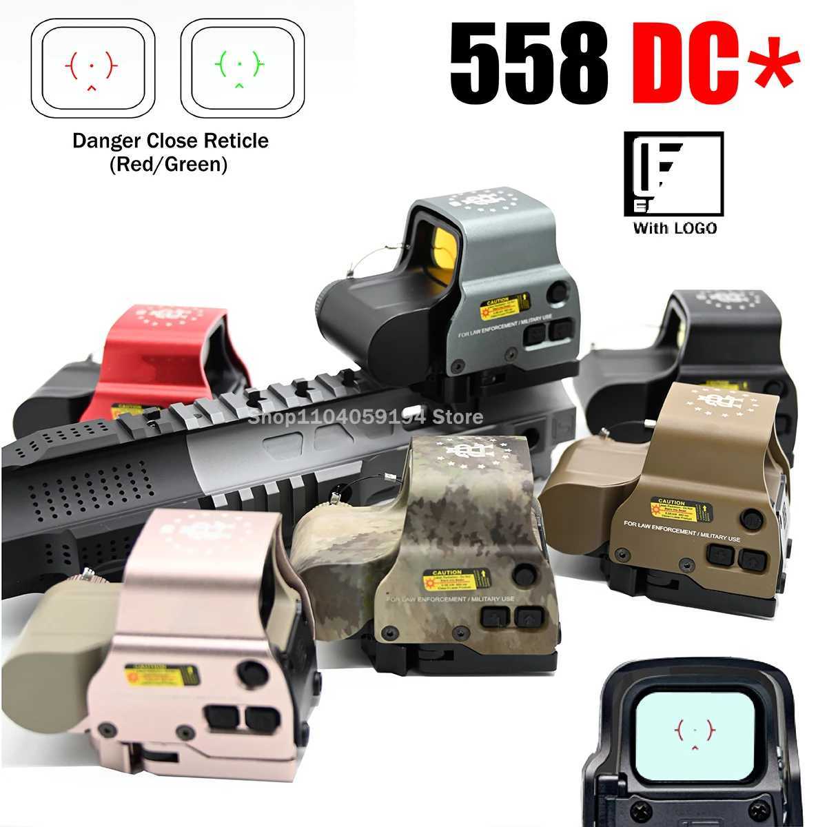EOT**H 558 DC* Red Dot Sight Tactical Hunting Holographic Sight G33/G43/G45 3X 5X Magnifier Fit 20mm Rail Mounts QD Lever R250730