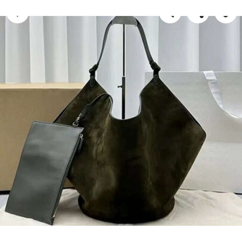 Designer Bag tote bag Women Suede bag Large lotus tote Attaches Luxury Crossbody Shopping Beach Purse Totes Shoulders Genuine Leather Bags